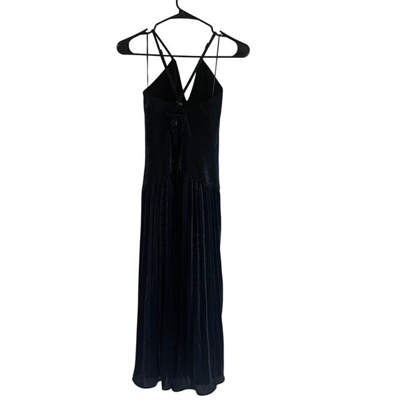 Dress The Population Sleeveless Metallic Cocktail Party Dress Black Size Small - Picture 5 of 6